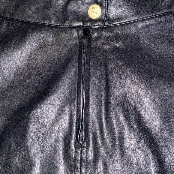 H&M Flowy High Rise Leather Skirt size 6 - Picture 4 of 5